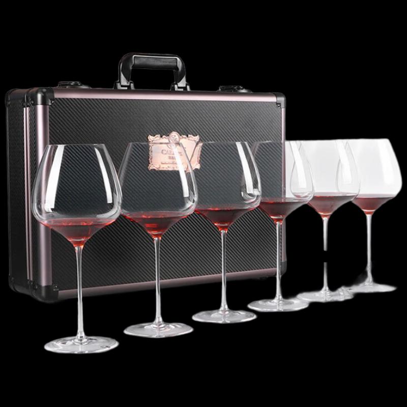 CALOPS Starry Sky Crystal Red Wine Glasses