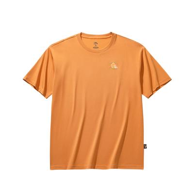 Short Sleeve Knitted T-Shirt Summer 2026 Unisex Tops Flying-Flower-Orange 972628113-3