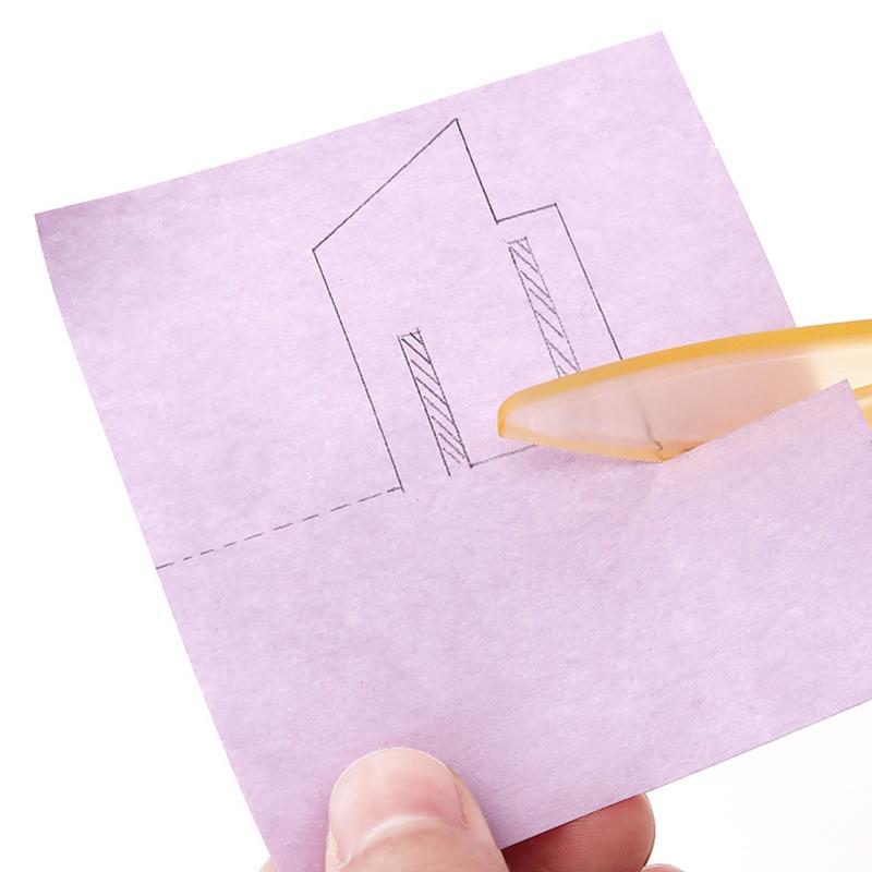 Transparent Safety Plastic Scissors Stationery Student Kids Diy Paper Cutting School Supplies
