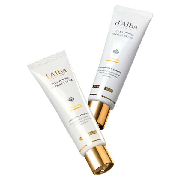 d Alba Vita Toning Capsule Cream Brightening Radiance Face Cream 55g x 2
