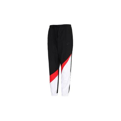 Sportswear Woven Statement Joggers with Large Logo Men Bottoms Black White AR9895-011