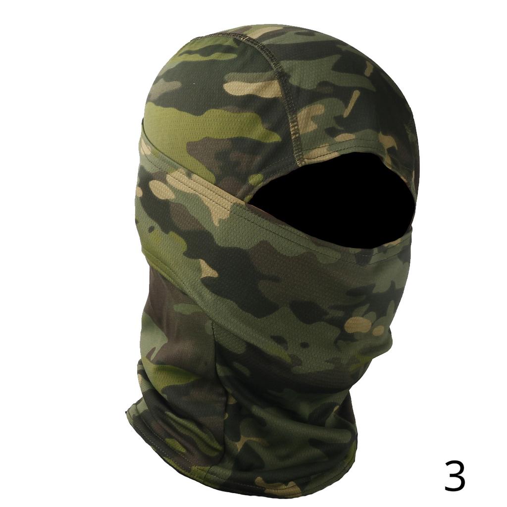Outdoor Camouflage Camo Balaclava Army Tactical Military Ski Full Face Mask Motorcycle Bicycle Caps Full Face Mask 27 COLORS