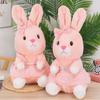 PP Cotton Rabbit Plush Toys Soft Rabbit Stuffed Toy Pink Rabbit Plush Doll  Decorate Present