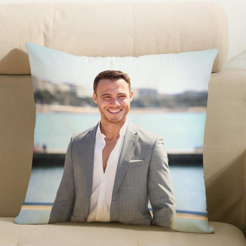 Yeni Gelen Kerem Bursin Yastık Kılıfı Yatak Odası Ev Dekoratif Yastık Kılıfı Kare Fermuarlı Yastık Kılıfları Saten Yumuşak Solmaz