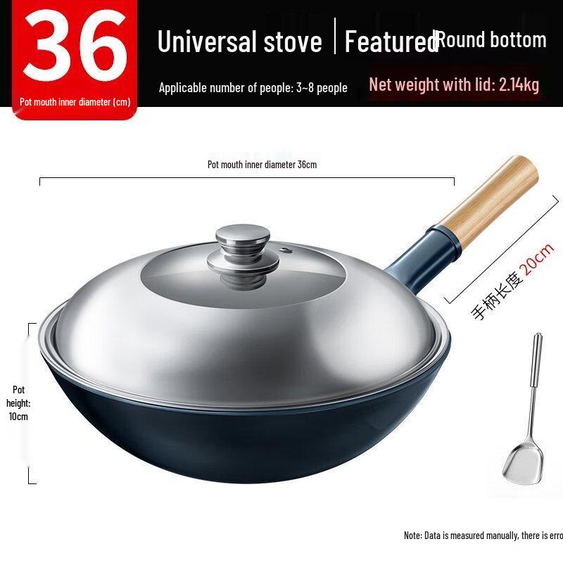 Non-stick Stainless Steel Wok
