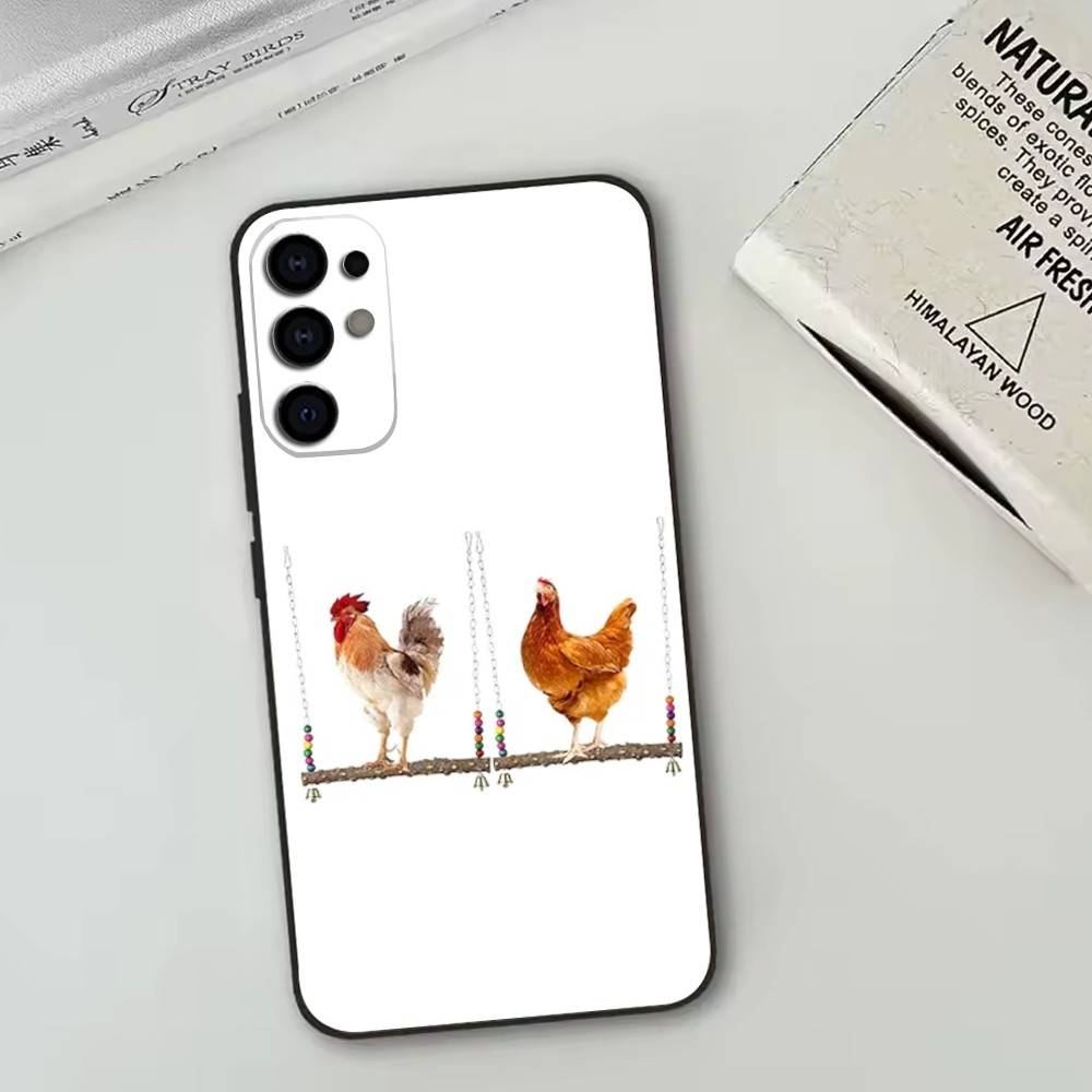 Chicken111   Phone Case Black Silicone Soft For Samsung S25,S24,S21,S22,S23,S30,Ultra,S20,Plus,Fe,Lite