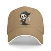 Santa Muerte Multicolor Hat Peaked Unisexs Cap Cartoon Death Personalized Visor Protection Hats
