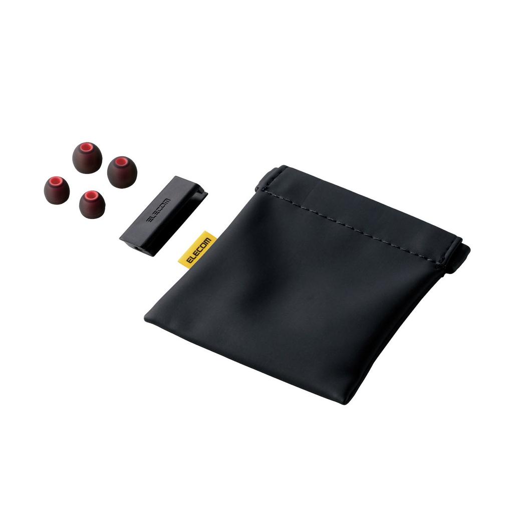 ELECOM Hi-Res Stereo Earphones, 10.0mm Driver, In-Ear Type, Black (EHP-R/CB1000BK)