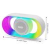With RGB Lighting Wireless Sound Box Magnetic Portable Subwoofer  Travel Outdoor