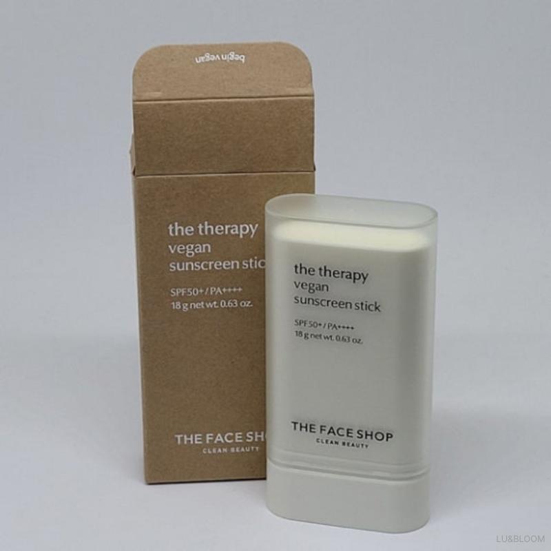 THE FACE SHOP The Therapy Vegan Sunscreen Stick SPF50+ PA++++ 18g (+Free gift)