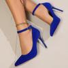 Fashion 2025 Brand Ladies Shoes Buckle Strap Women's High Heels Fashion Shallow Office and Career Sexy Pointed Toe Heels Women Zapatos