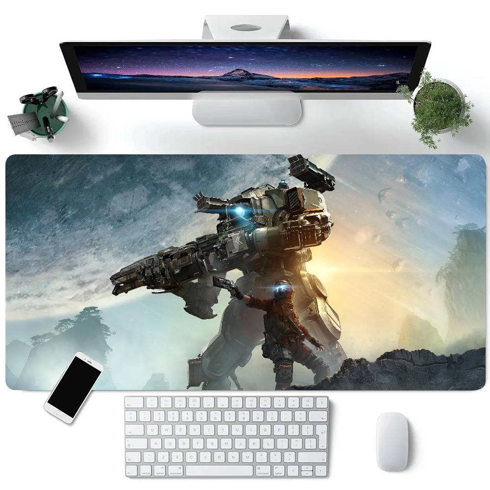 Game Titanfall 2 Mousepad Large Keyboard Desk Mat Gaming Mouse Pad LockEdge Non-slip Mat