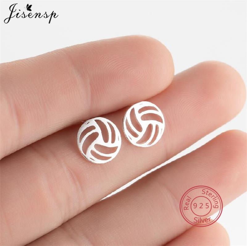 Minimalistische Kupfer 925 Mini Ohrstecker Damen Niedliche Chihuahua Hund Ohrringe Volleyball Herz Mandala Planet Ohrstecker Feiner Zirkon