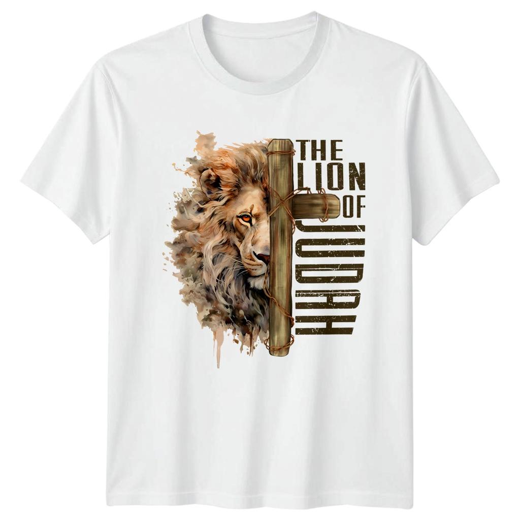 The Lion Of Judah TShirt Faith Christian 2026 Birthday Gift For Him And Her