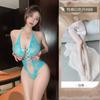 New Free Lace Neck Onesie Perspective Waist Tight Sexy Underwear Women's Temptation Is Empty