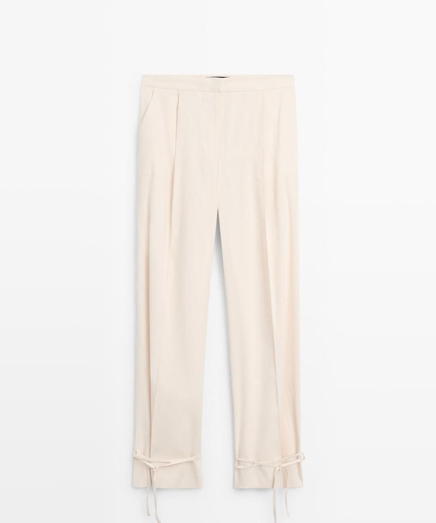 Masimodutti Fluid Barrel Fit Pants