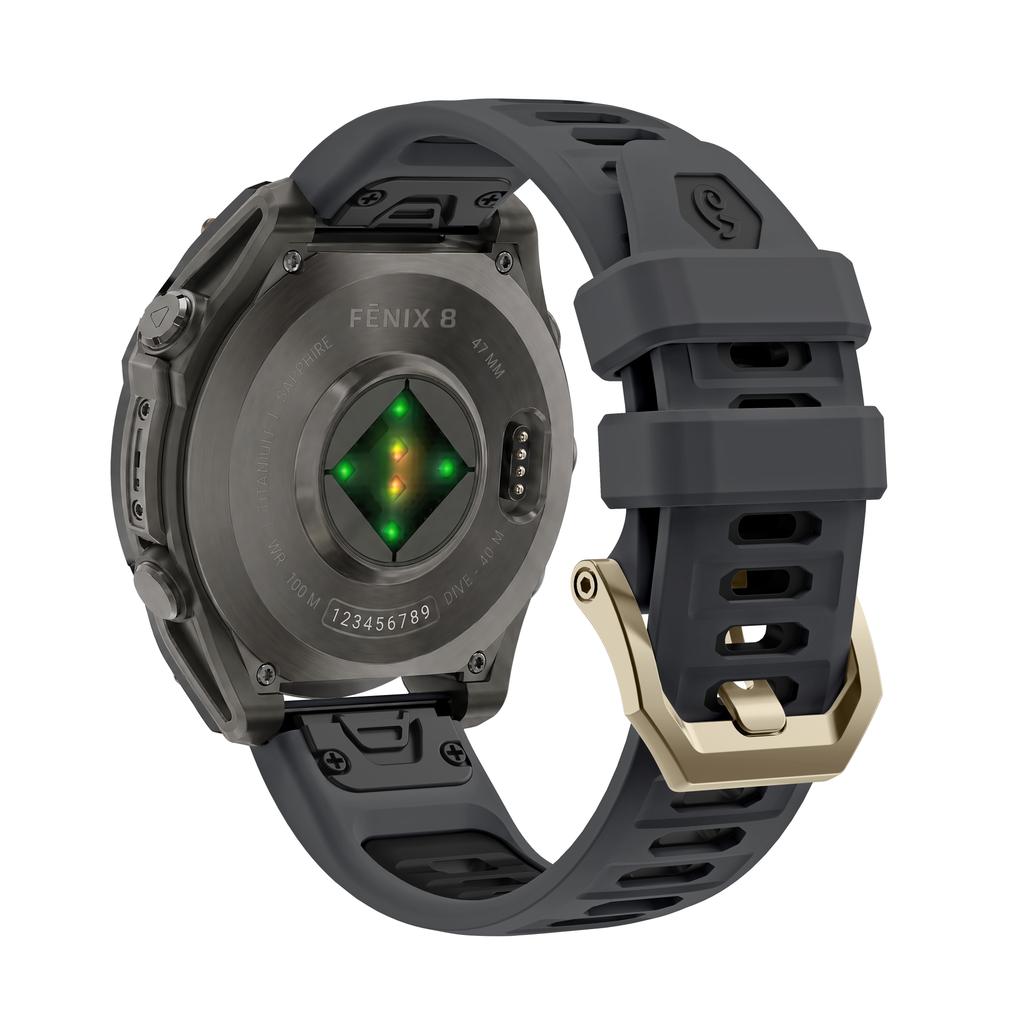 Cinturino Quick Fit da 22 mm 26 mm per Garmin Fenix 9 8 7 Pro 51 mm 6X 5 Venu 3 Tactix Braccialetto in Silicone Traspirante Correa Fenix 7X Band