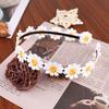 Boho Chic Daisy Girls Headbands Women Solid Embroidery Flower Hair Bands Kids Candy Chrysanthemum Headwear Hair Accessories