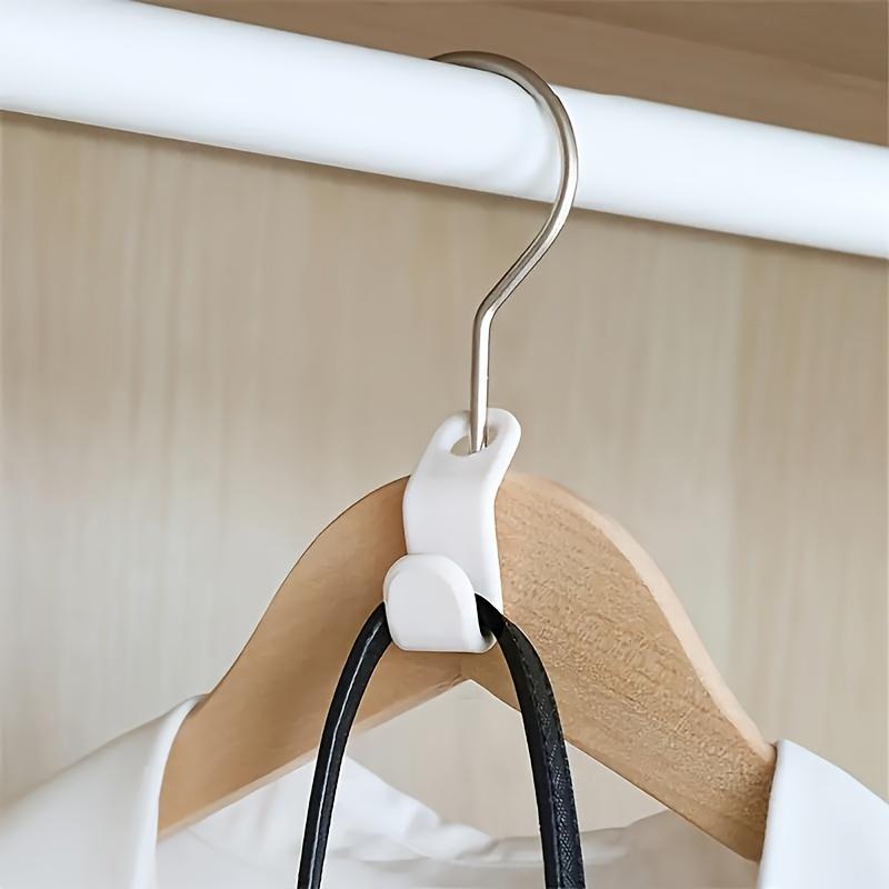 20pcs Plastic Clothes Hanger Connectors - Space-Saving Wall-Mounted Organizer, Durable Hooks for Stylish Closet Storage