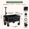 Outdoor Camping Set with Chairs & Cart