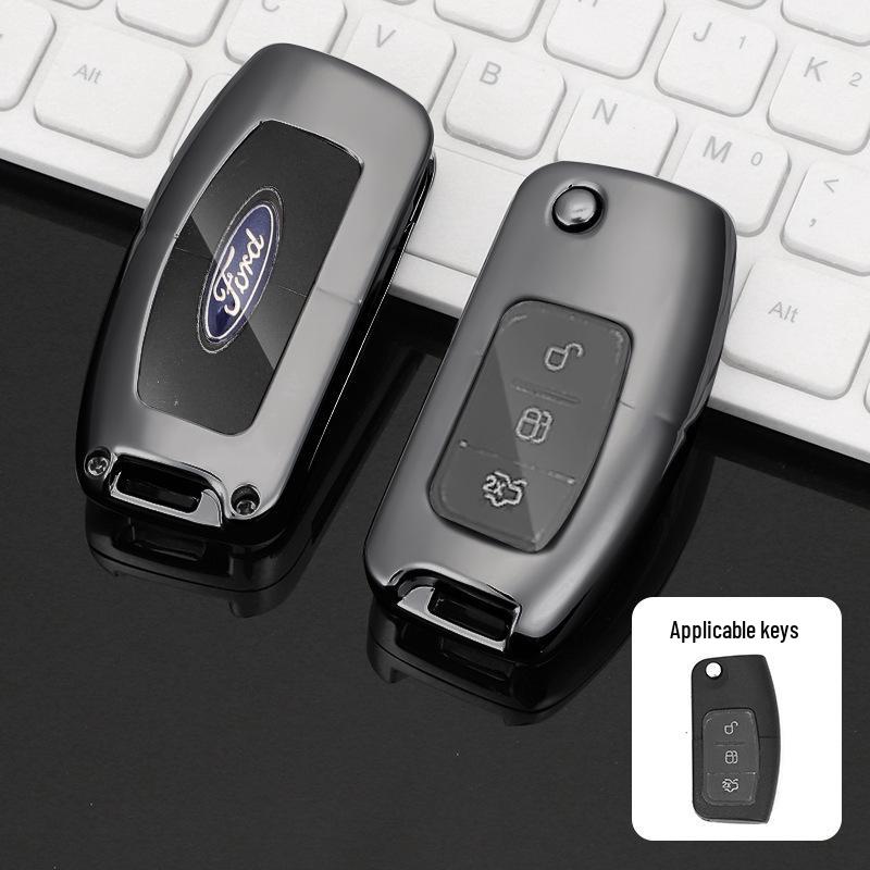 Premium Metal Protective Key Case for Ford Mondeo - Unisex Design