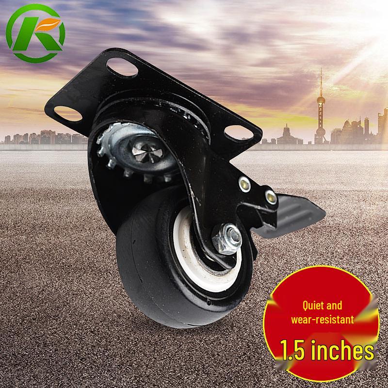 

Gold Diamond Swivel Wheel Caster - Quality 1st, 1.8mm Iron Plate, Flat Brake