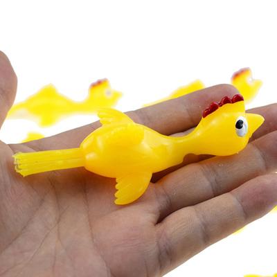 Yousheng 10Pcs Chicken Catapult Toys Stretchy Rubber Fun Party Favors Novelty Gifts Ejection Turkey Toys for Kids And Adults