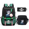 Peripheral Printing Children'S Backpack Set Leisure Student Schoolbag Pencil Bag Shoulder Bag