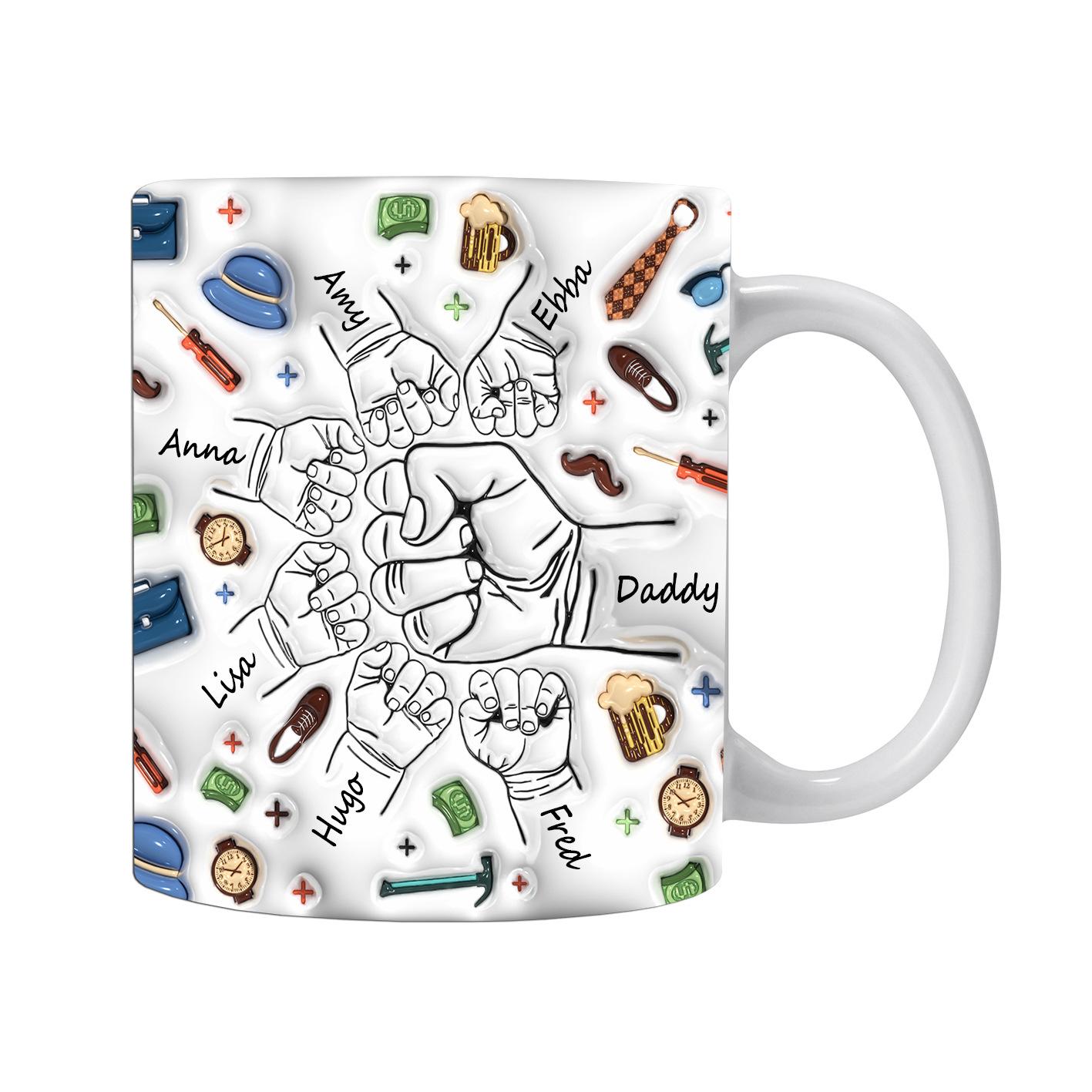 Father s Day coffee mug water cup 301-400ml