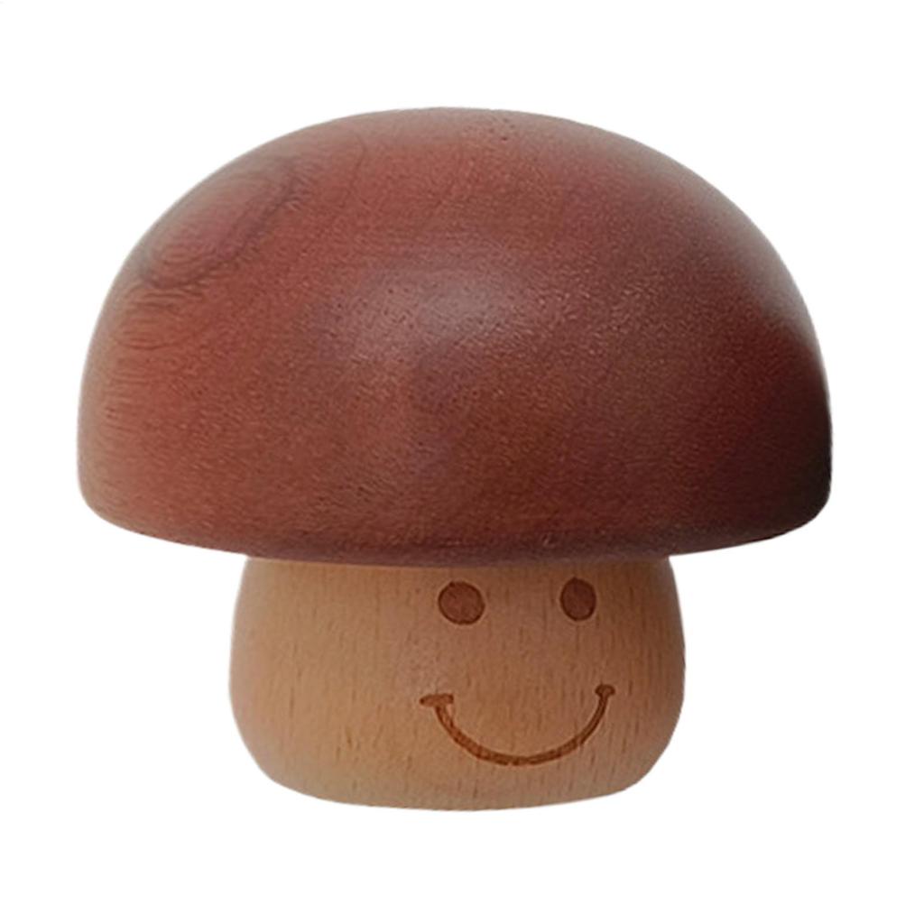 Music Box Mushroom Shape Model Wooden Music Box for Birthday Valentines Christmas Men Women Friends Desk Office Living Room