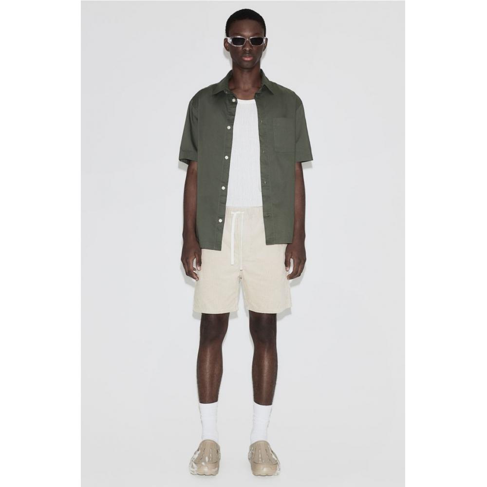 

HM рубашка свободного кроя с короткими рукавами темно-зеленая