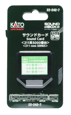 KATO N Gauge Sound Card 211 Series 5000 Series 22-242-7 Railway Model Supplies