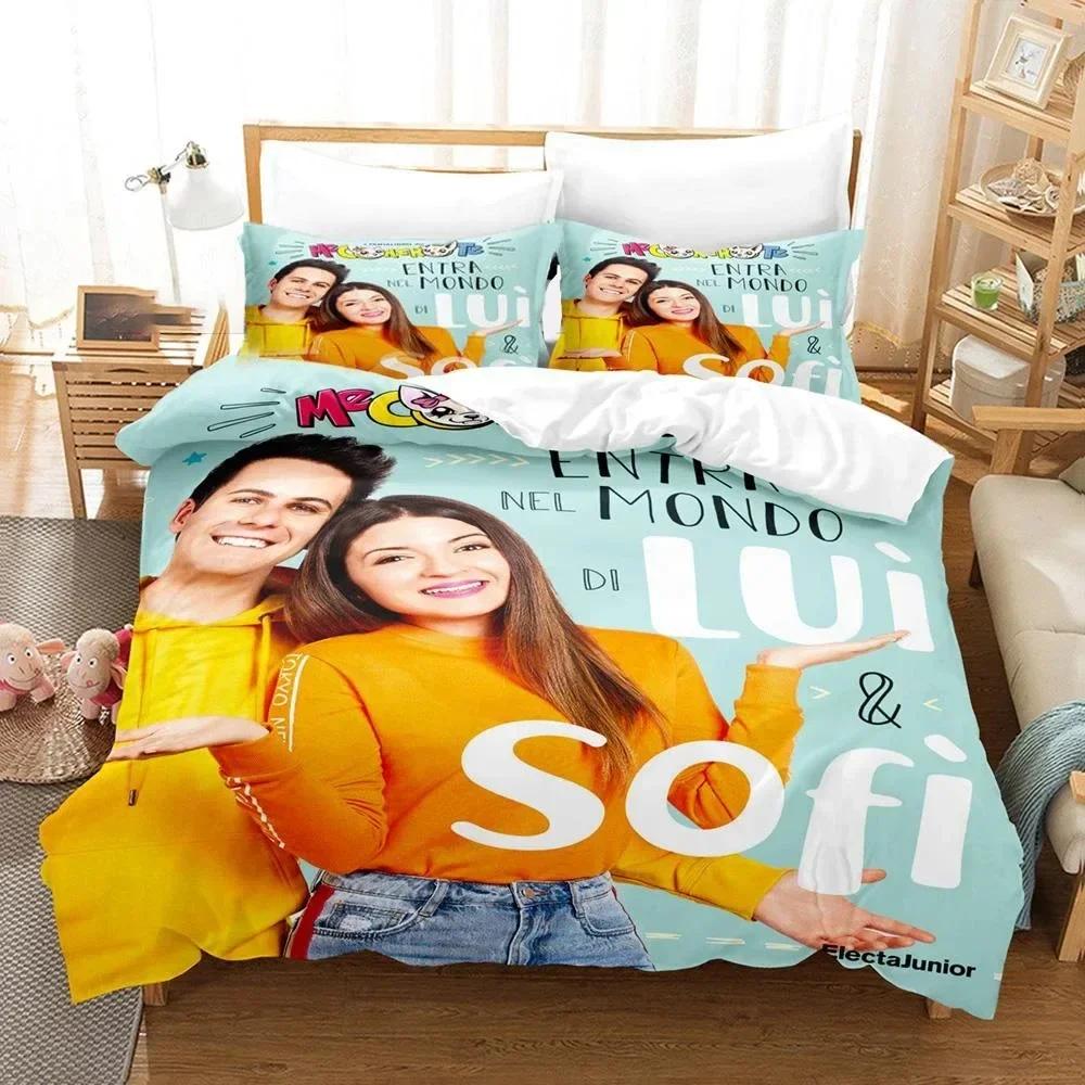 

3D Me Contro Te Comfortable with Soft Fabric Duvet Comfortable Quilt Cover Pilowcase Beding Set Children Bedrom Decoration Home Textile 135*200cm Eu-Single