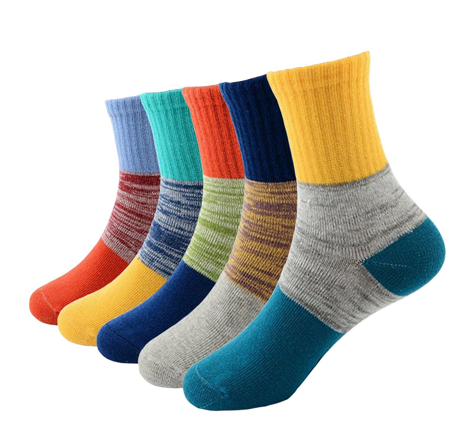 

Детский набор школьных ДЕТСКИХ НОСКОВ лет [InSomila] Носки, 5, Разноцветные, Милые, Детские носки, Мальчики, Девочки, Носки, Хлопок, Спортивные, (L (16~18 см/приблизительно. 6 ~ 8