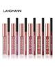 Langmanni Lipgloss Lipliner-Set 2 Sets nicht klebendes Cup-Matt-Lipgloss-Set