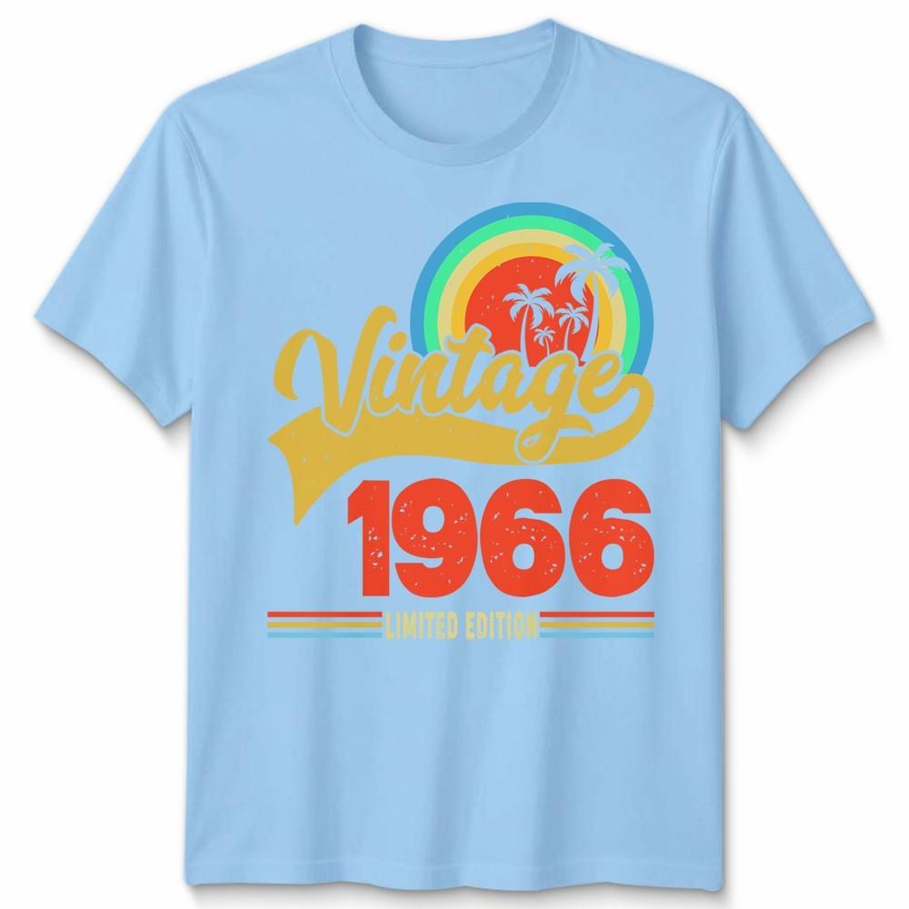 Vintage 1966 Unisex T Shirt 60th Birthday Gift Tee 60 Years Old S