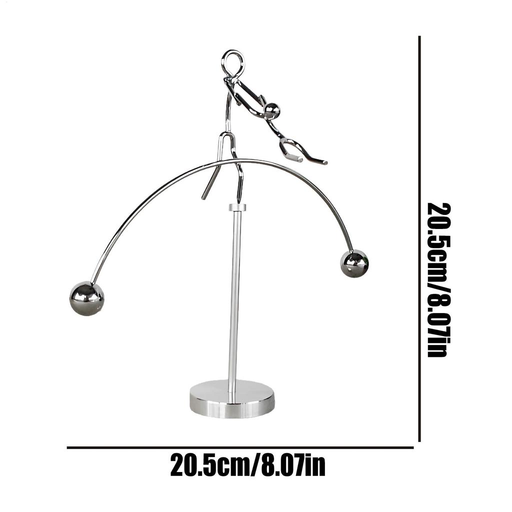 Balancing Toys Art Balance Toy Stainless Steel Ornament Funny Decor for Desk Birthday Shelf Table Party Home Workplace Holiday