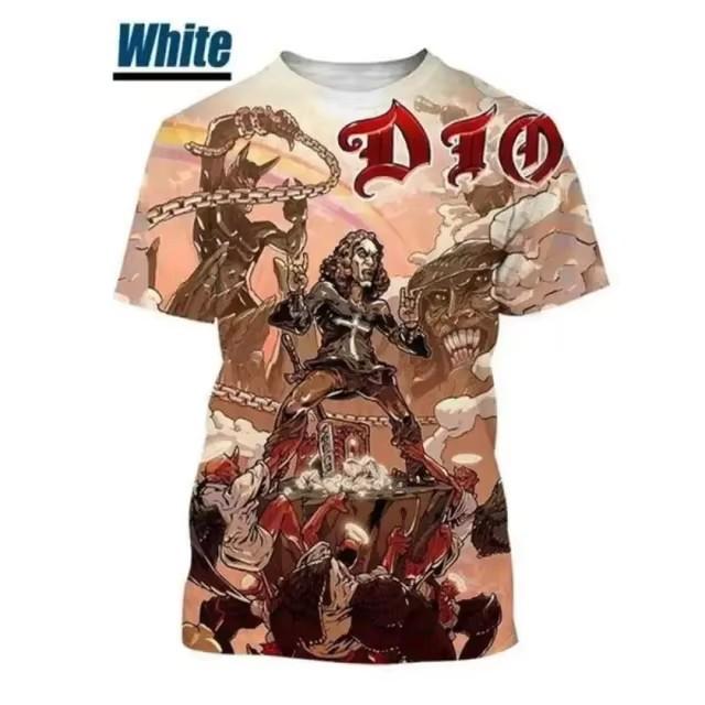 Tricou de Bărbați cu Imprimare Digitală 3D Nou Popular Trupa Rock Heavy Metal Tricou Street Hip-hop