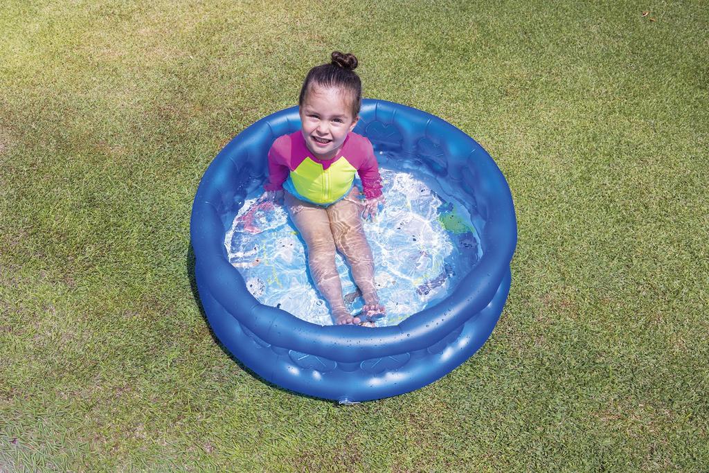 IGARASHI Marine Friends Round Pool 85 X 22 PLE-80A (Inflated Size Approx. Cm)