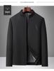 2026 Men's Business Casual Stand-up Collar Jacket - Dad Style for Spring, Summer, and Autumn