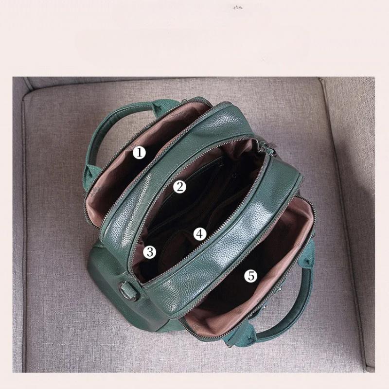 Johnature Minimalist Versatile Handbag With Multiple Compartments Large Capacity Women's Bag Shoulder Crossbody Bags