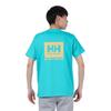 Helly Hansen HH62417 Wave Blue Short Sleeve T-Shirt with Be With Water Logo, Quick-Drying, UV Protection, Unisex, Size M