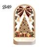 Acrylic Decorative Ornaments Christmas Pearl Light for Holiday Home Decor, LED Unique Lamp with Soft Glow Bedroom Bookshelf And Party Atmosphere