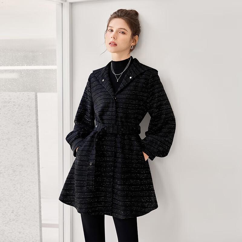 

Women s Hooded Striped Knit Cardigan XL