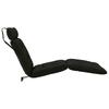 Sun Lounger Cushion VIANEN 100percent  Polyester Black