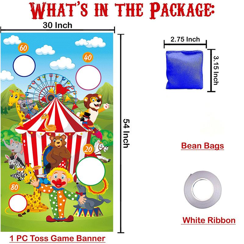 Halloween Joker Game Sandbag Flag Throwing Banner Sandbag Game Flag Hanging Support