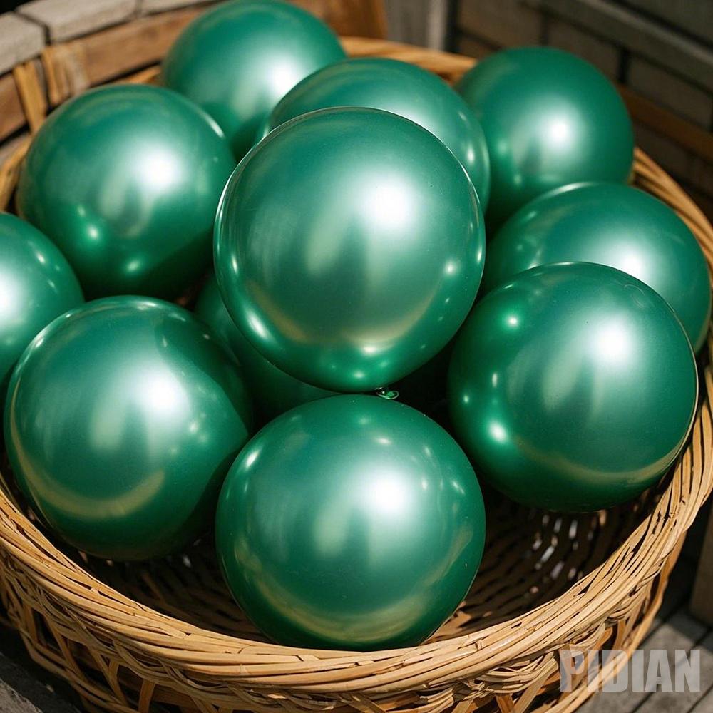 5-18inch Chromium Metal Balloons Happy Birthday Party Decorations Wedding Birthday Party Inflatable Air Balloons for Kids Gift