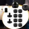 10x Cymbal Accessory Easy Installation Drum Accessories Cymbal Stand Felt Pads for Stage Concert Show Musician