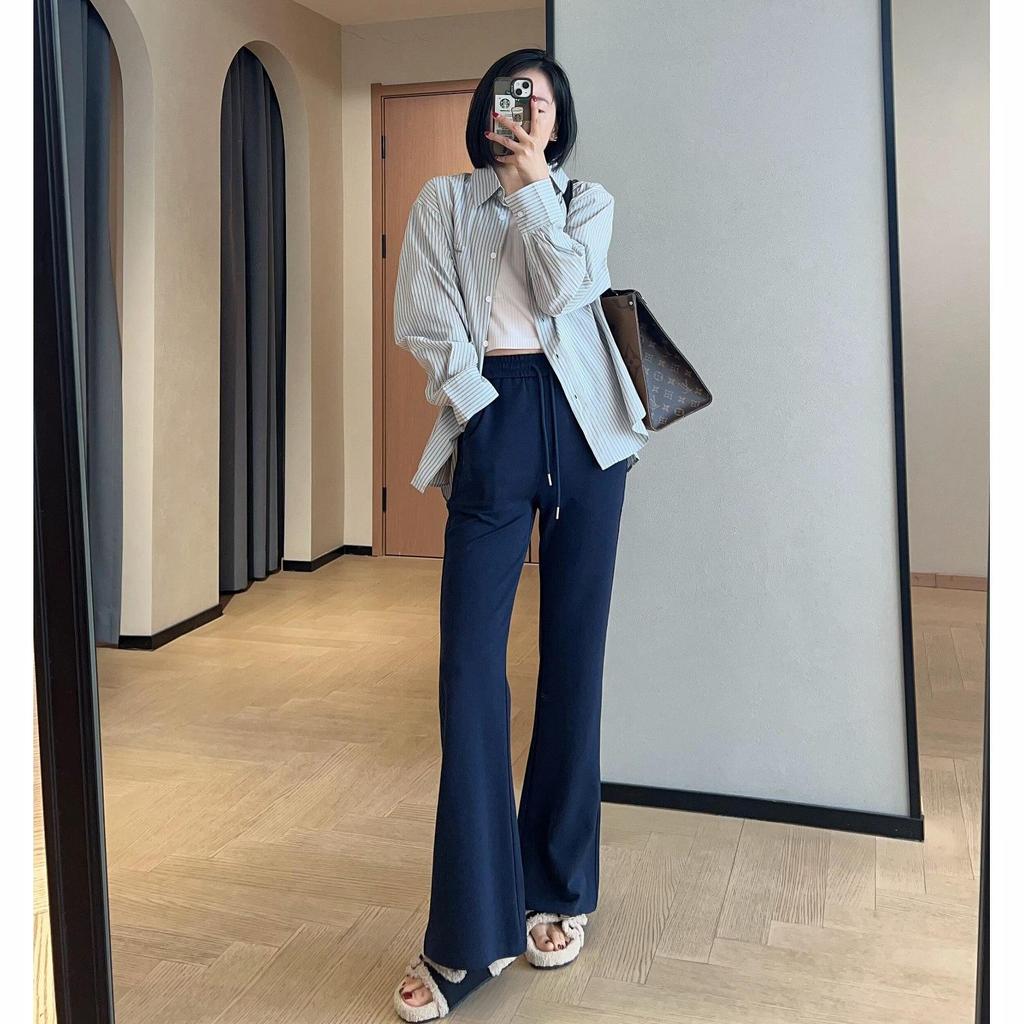 Ze Dai Jia Yi High Waist Slimming Flare Pants for Women - Spring 2026