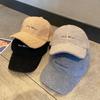 Plush Baseball Cap Ins Niche Women's Autumn and Winter Korean Style Versatile Casual Letters Big Head Circumference Baseball Hat